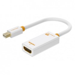 CABLETIME αντάπτορας Mini DisplayPort σε HDMI AV589, 4K, 0.2m, λευκός