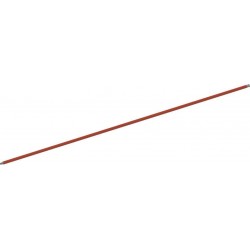 Κοντάρι για συρματόβουρτσες τζακιών με πάσο αρσενικό - θηλυκό M12 μήκος 2 μέτρα κόκκινο