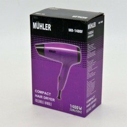 Muhler MD-1400F Πιστολάκι Μαλλιών Ταξιδίου 1400W
