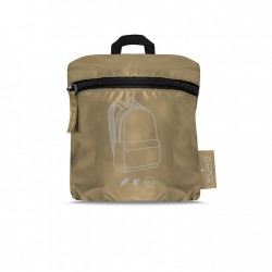 Αναδιπλούμενο Σακίδιο Backpack - Χρυσό Μεταλιζέ