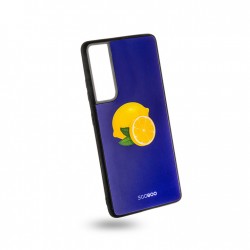 EGOBOO Case Glass TPU Royal Lemons  (Samsung S21 4G)