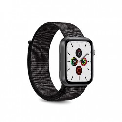 Puro nylon wristband for Apple Watch 38-40mm  - "Black" Black
