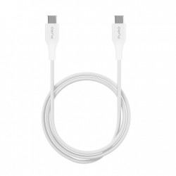 Puro TPE "Plain" Type-C Cable 2.0 to Type-C 2.0 - Άσπρο