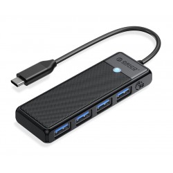 ORICO USB-C hub PAPW4A-C3 με 4x USB θύρες, 5Gbps, μαύρο