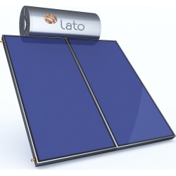 Λατο Ηλιακός Θερμοσίφωνας 200 λίτρων Glass Διπλής Ενέργειας με 2,5τ.μ. Συλλέκτη
