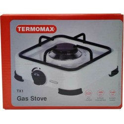 Termomax TX1 Επιτραπέζια Εστία Υγραερίου Μονή Λευκή