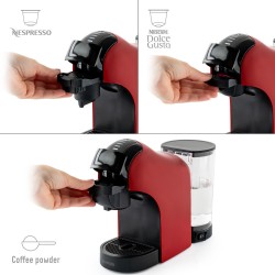 Muhler MCM-611 Καφετιέρα για Κάψουλες Nespresso Πίεσης 20bar Πολύχρωμh