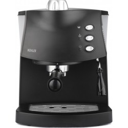 Muhler Μηχανή Espresso 850W Πίεσης 15bar Μαύρη