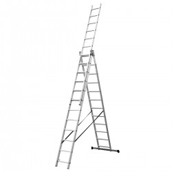 Τριπλή Σκάλα Επεκτεινόμενη Αλουμινίου 3 x 12 Σκαλοπάτια GeHOCK