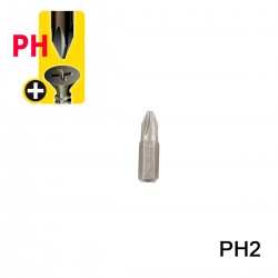 Κατσαβιδόμυτες 1/4" PH2x25mm